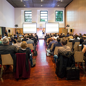 Saal beim Presentation Rocket Day