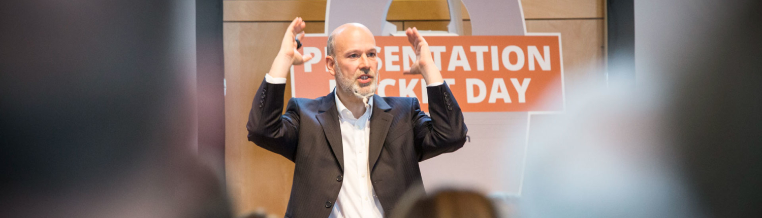 Matthias Garten bei Vortrag auf PRD