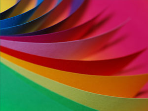 Richtige Folien-Design, bunte Farben
