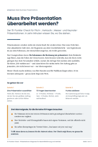 Checkliste